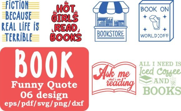 Download Book Funny Quote Bundle SVG PNG - Funny quote bundle Collection