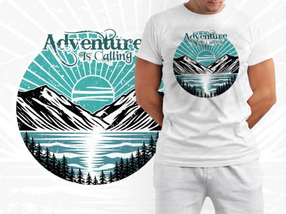 Download Adventure is Calling Lake T Shirt Design - Lake t shirt Collection