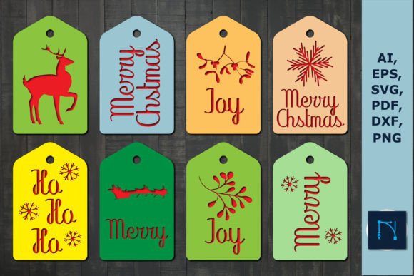 Download Laser Cut Christmas Gift Tag SVG Bundle - Premium Resources