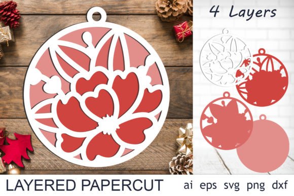 Download Christmas 3d Layered Ornament Svg - Premium Resources