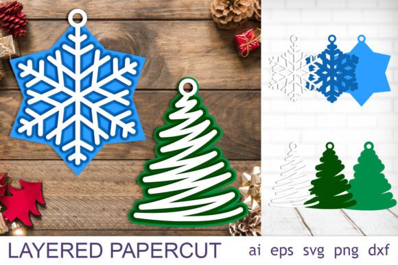 Download Christmas Decor 3d Layered Papercut - Premium Resources