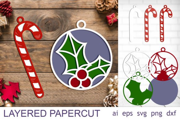 Download 3d Layered Christmas, Papercut Decor - Premium Bundle