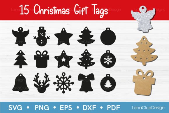 Download Christmas Gift Tag SVG Bundle - 15 Items - Christmas gift tag svg bundle Collection