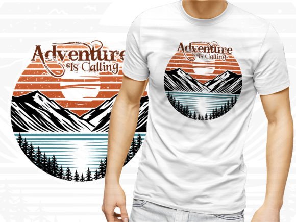 Download Adventure is Calling Lake T Shirt Design - Lake t shirt Collection