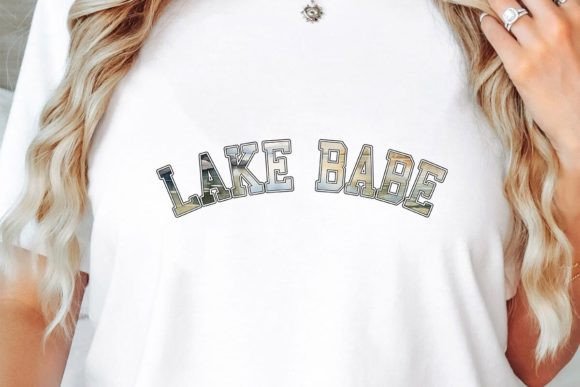 Download Lake Babe T-shirt Png Design, Lake Da... - Lake babe Collection